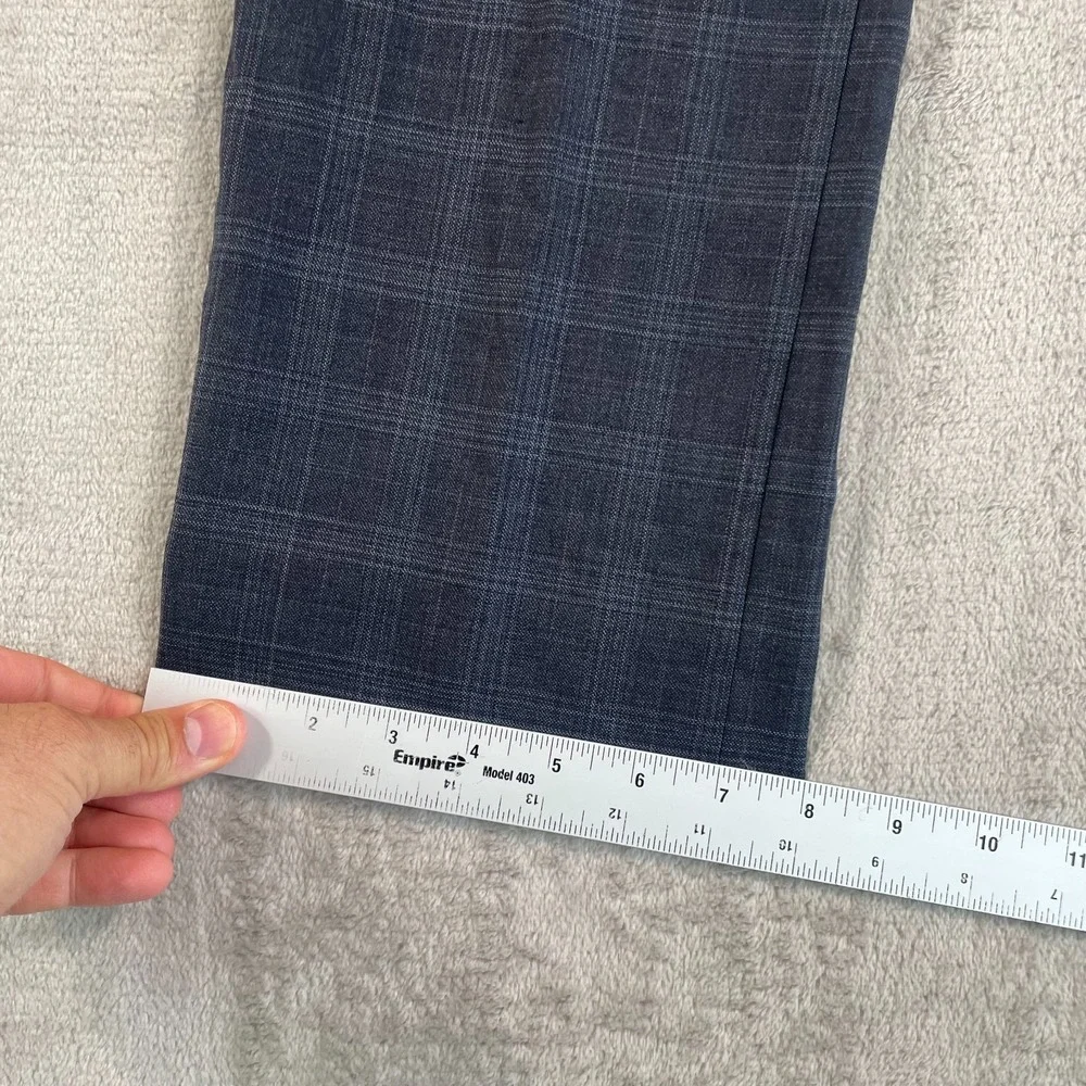 Banana Republic Tailored Slim Fit Pants Trousers Men 31x31 Grey Italian Fabric‎